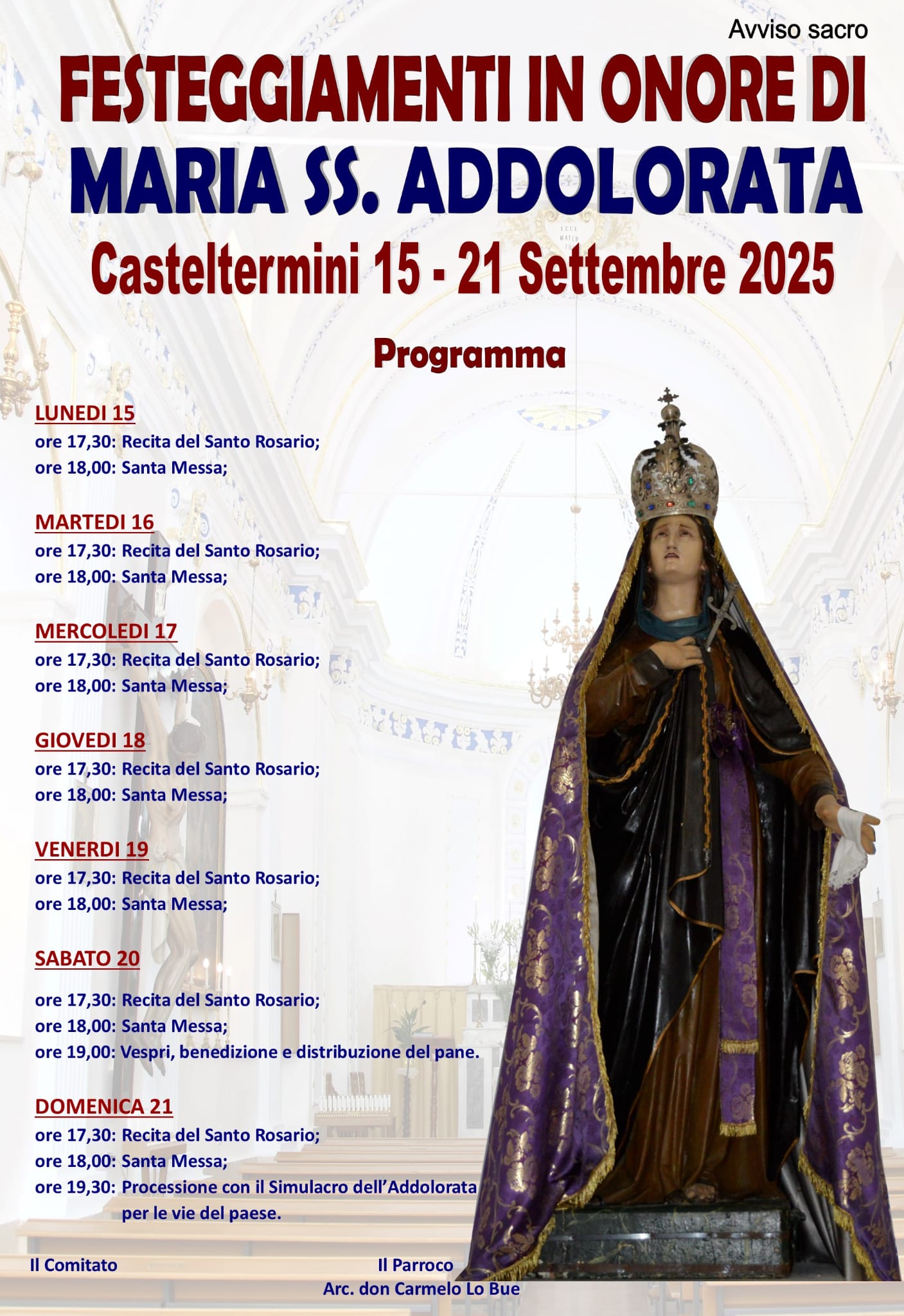 Addolorata 2025