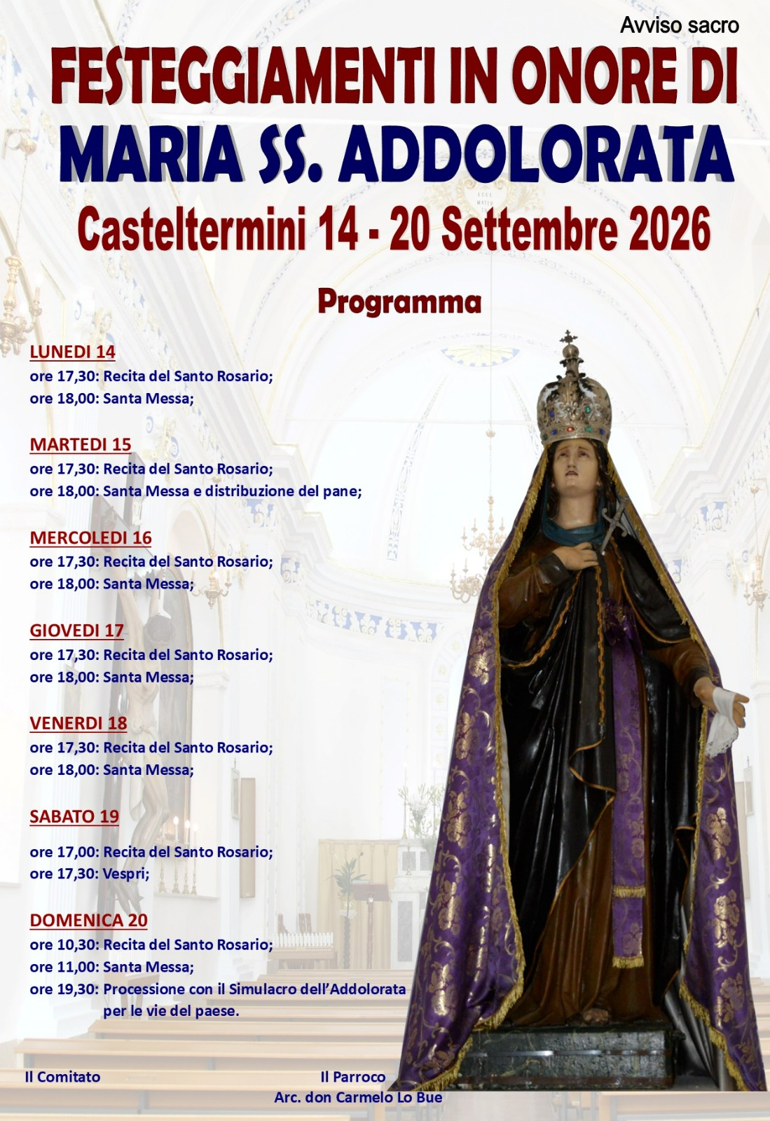 Addolorata 2026